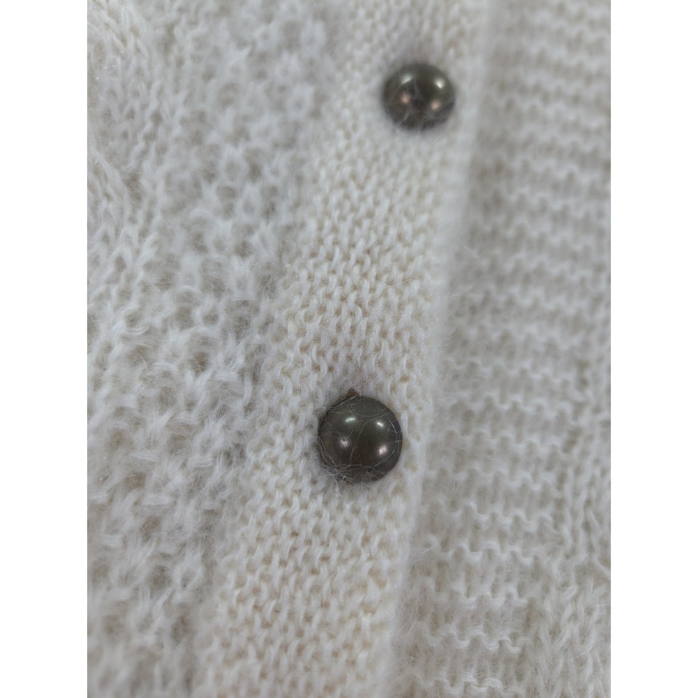 Vintage Colors of Benetton Mohair‎ Cardigan Sweater Womens XS Wool Button - Picture 8 of 10